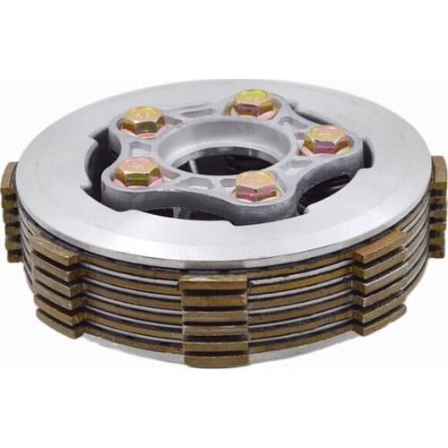 Motorcycle 5 Column Enhanced Clutch Parts Drum Hub Assembly With Widen Friction Pressure Plate For CG200 CG 200