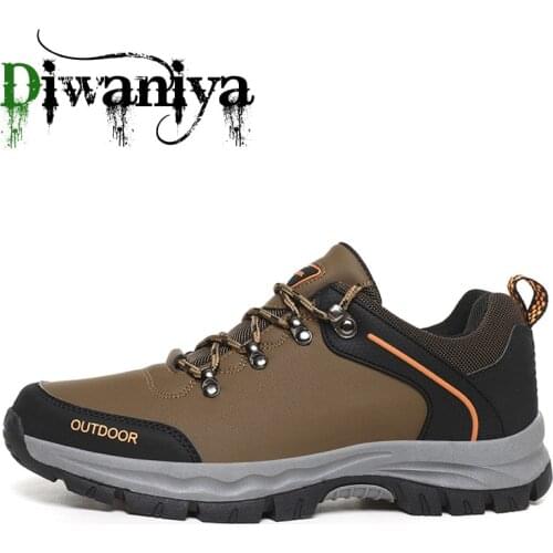Men Hiking Shoes High Quality Sneakers Autumn New Trekking Mountain Waterproof Climbing Athletic Men Outdoor Sport Shoes 39~48