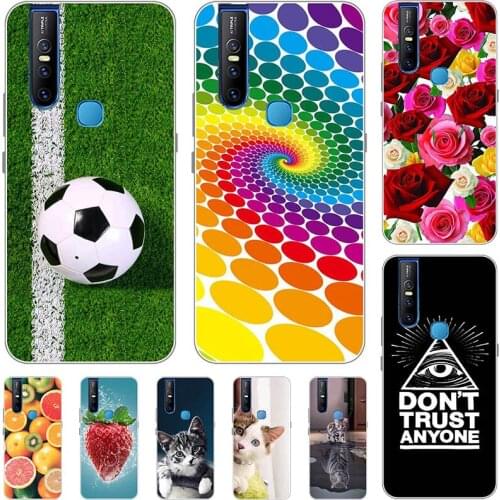 Soft TPU Cover For VIVO Y91C Y95 V15 PRO 6.39" Case For OPPO V15 V11 Y91 Cute Lovely Cartoon Phone Coque Capa Shell Bag