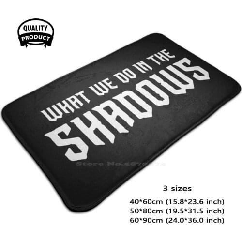 What We Do In The Shadows Soft Foot Pad Room Goods Rug Carpet Mockumentary Vampires Nandor Colin Robinson Nadja Bat Horror