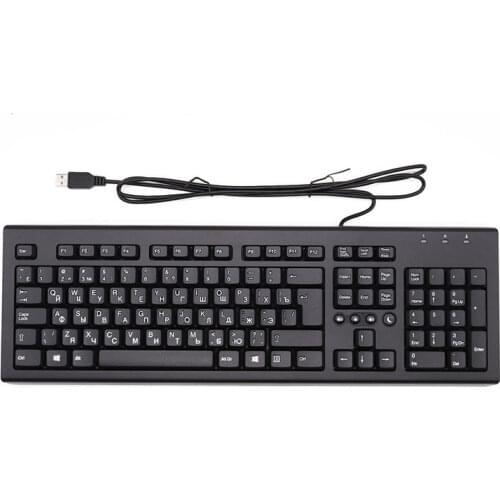 New Wired USB Keyboard for HP 1101U Computer Universal Home Office Keyboard Classic Spanish Japanese Korean