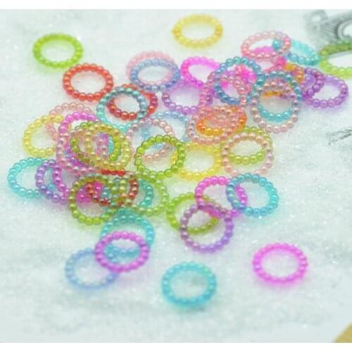 50PCS/Pack 20mm Plastic Round Ring Buttons,Plastic Link Rings,Free Shipping
