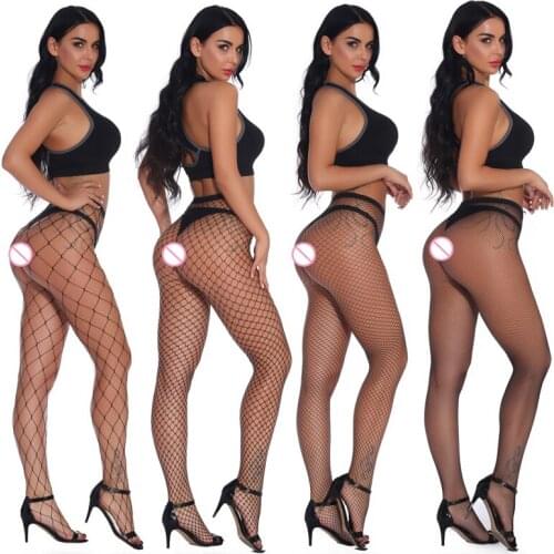 Women Sexy Lingerie Stockings Oversized Fishnet Stock Pantyhose Mesh Socks for T- Pants Jeans Porno Girl Erotic Costumes