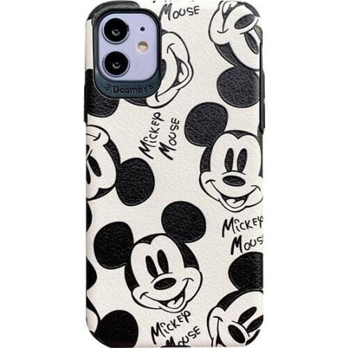 DISNEY 2021 Minnie Silicone Case for IPhone 11 Pro Xs Max iPhone SE 2020 6 6S 7 8 Plus Official Liquid Silicon 360 Full Cover