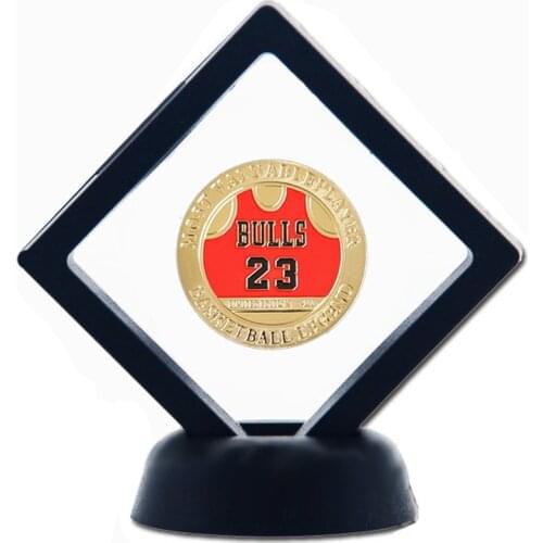 United States Michael Jordan Home Decor Gift Best Collection Gold Coin for JORDAN Fans W/ Plastic Frame