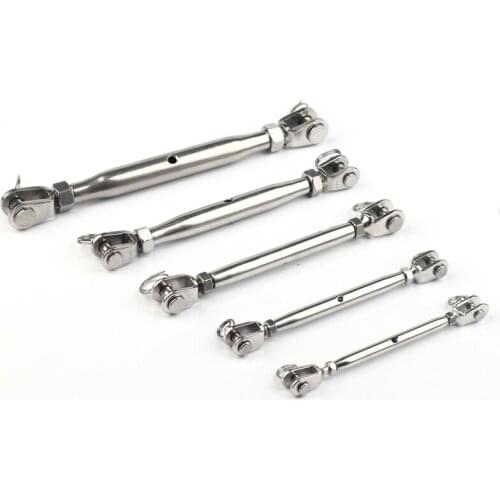 316 Stainless Steel M5/6/8/10/12/16 Rigging Screw Closed Body Jaw/Jaw Turnbuckle