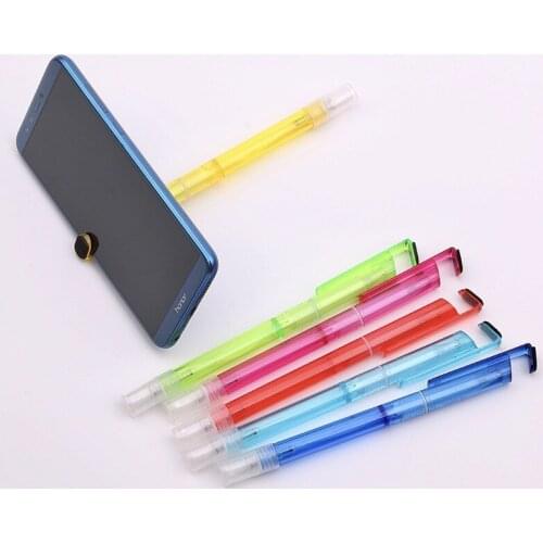 Three-in-one Spray Bottle And Gel Pen Travel Perfume Bottle Spray Portable Phone Holder For School Work And Travel Gift