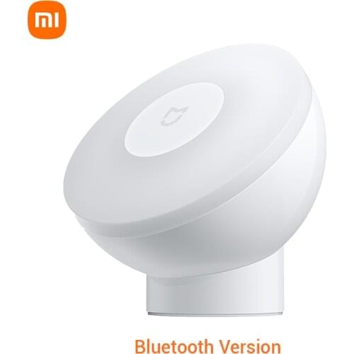 Xiaomi Mijia Night Light 2 Bluetooth Version Adjustable Brightness Infrared Smart Human Body&Light Sensor Work with Mi Home App