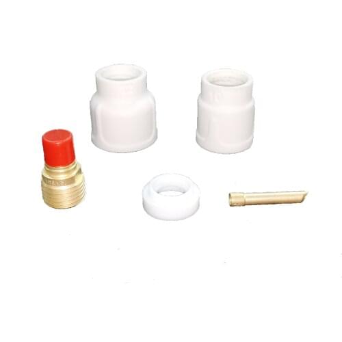 1 Set 2.4MM Aluminia Nozzle Welding Ceramic Cups Cup 10# 12# For WP9/20 Tig Torch