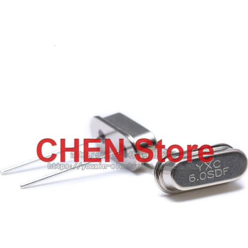 10pcs line passive crystal HC-49US 6MHz 20ppm 20PF X49SD6MSD2SC