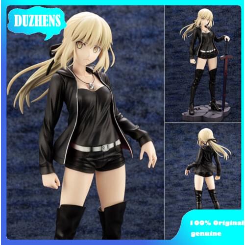 100% Original: Fate Grand Order Black saber Casual clothes Action Figure Anime Figure Model Toys Figure Collection Doll Gift