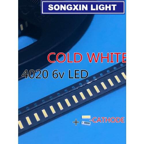 4020 4014 LED Backlight High Power LED 1W 6V 4020 4014 Cool white 80LM For TV Application cool white 30pcs