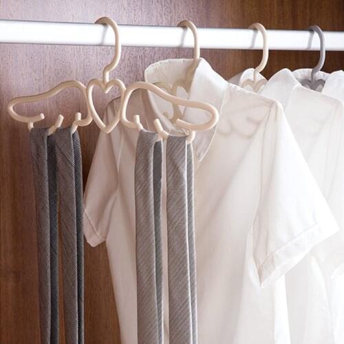 5 PCS/Set Angel Wing Shape Clothes Hangers Non-Slip Hanger Wardrobe Organizer For Home Hotel Clothes Hangers Scarf Tie Hook