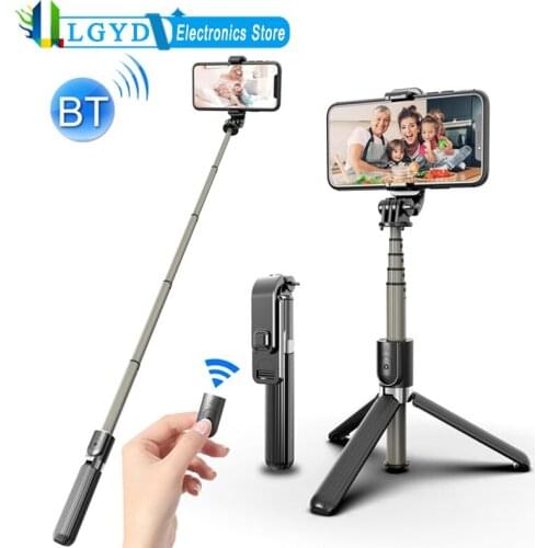 Bluetooth Tripod Stand Selfie Stick Remote Controlling Folding Portable Phone Holder Selfie Photography Stick
