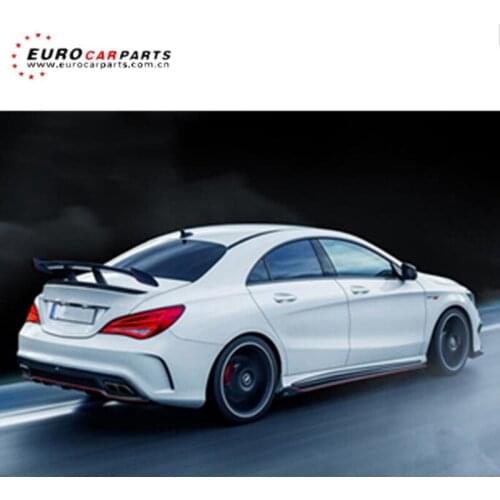 CLA-CLASS W117 CLA45 fit for RZ style front lip side skirtd rear diffuser rears poiler front bumper canard 2014~2016 year