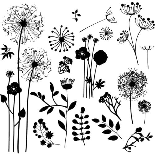 DABOXIBO Dandelion Clear Stamps Mold For DIY Scrapbooking Cards Making Decorate Crafts 2021 NEW Arrival