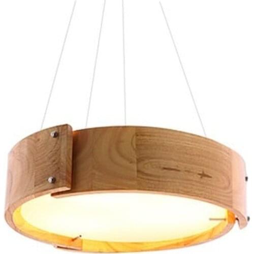 Nordic Wooden LED Pendant Light for Dining Room Restaurant Bedroom Hanglamp Solid Wood Office Kitchen Home Deco Hanging Lamp