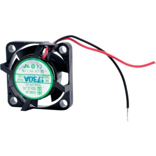 DFS251012H 2.5cm 25mm 25x25x10mm DC12V 1.5W 2 wires mini router projector heat sink cooling fan