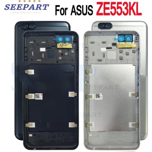 5.5"For ASUS ZenFone 3 Zoom ZE553KL Back Battery Cover Case with Volume Power Button Camera Lens for Asus ZE553KL Back housing
