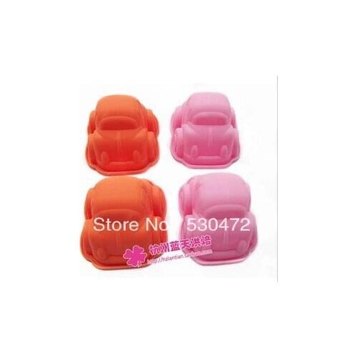 Car shape Ma Fen cup / silicone cake mold / jelly pudding DIY / baking tools 9.5*8.5*5.5CM