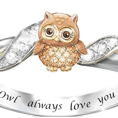 Rings for Women Trendy Jewelry Aesthetic Women Ring Jewelry Accessories Aesthetic Rings Wholesale Jewelry Owl Ring Accessories