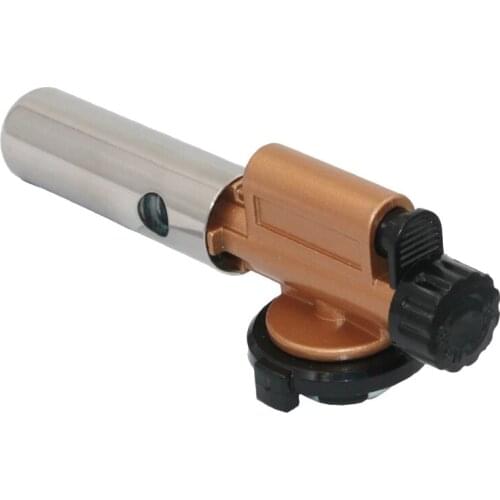 Metal electronic ignition flame gun welding lighter heating butane portable outdoor ignition appliance welding equipment