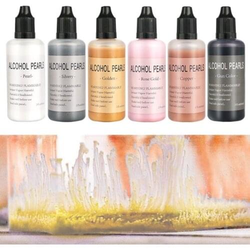 6 Colors Epoxy Resin Dye Pigment Kit Silicone Mold Making Material Art Project DIY School Home Handmad Craft Accessories