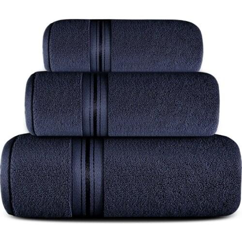 Hot Sale 100% Cotton Towel Set Face Towel Large Thick Bath Spa Sports Towel Home Bathroom For Adults Hotel Serviette De Bain