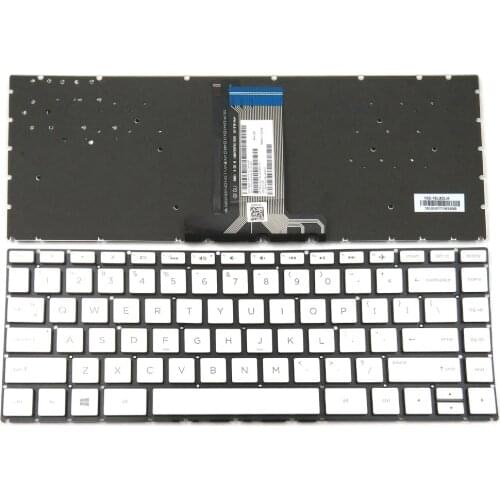 New Laptop Keyboard for HP Pavilion 14-BA 14-BA010CA 14-BA011DX 14-BA013DX 14-BA018CA 14-BA057CL 14-BS Series Silver US Backlit