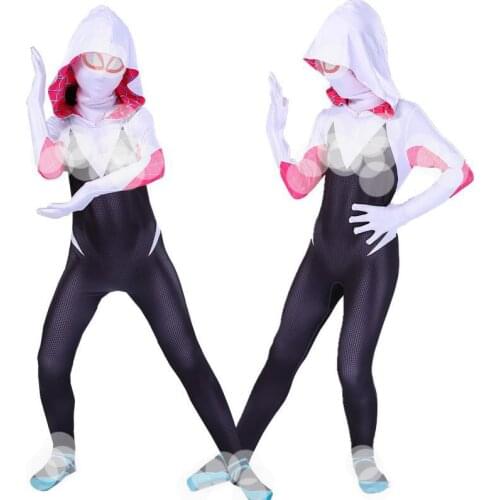 New 3D kids Women Cosplay Costume Zentai hero Bodysuit Suit Jumpsuits