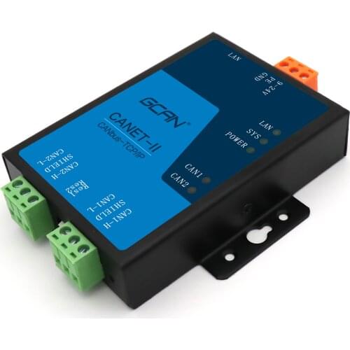 Ethernet to CAN-Bus converter support TCP server,TCP client,UDP work mode with high speed 32-bit industrial grade processor