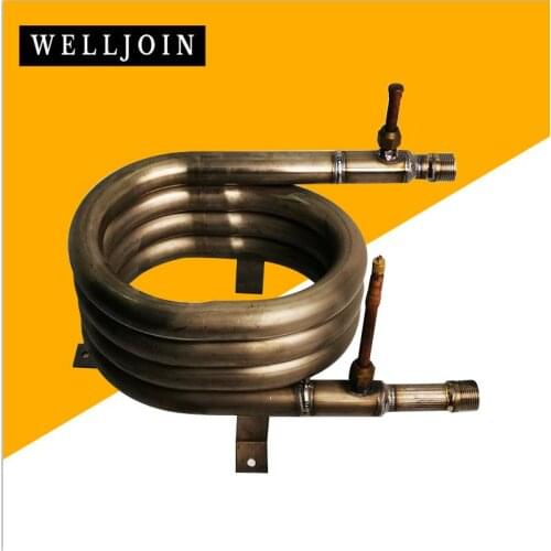 Titanium tube heat exchanger. Pure titanium tube heat exchanger for seawater. Air energy condenser for marine air conditioner