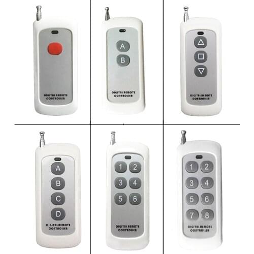 Xuanlongyuan 500M Long Range 1 2 3 4 6 8CH RF Transmitter 1CH 2CH 3CH 4CH 6CH 8CH Channel RF Wireless Remote Contro ,315/433.92