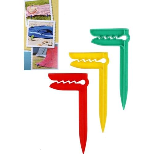 1PC Beach Towel Clip Camping Mat Clip Outdoor Clothes Pegs For Sheet Holder Towel Clips Clamp Beach Towels 15.2x7.4x2.9cm