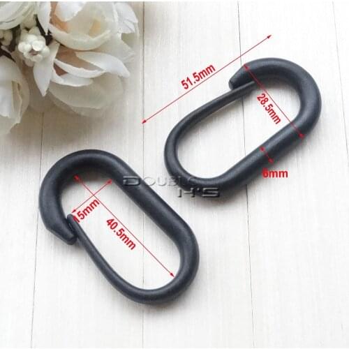10pcs/lot Plastic Generic Outdoor Molle Tactical Backpack Multiuse Durable Quick Release D-Ring Carabiner Locking Buckle