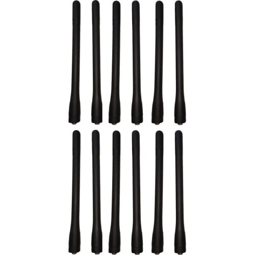12Pcs KRA-26 VHF Helical Antenna For Kenwood radio TK-2206 TK-2207 TK-D240 NX220 TK260 TK2107 TK2180 TK2312 TK2360