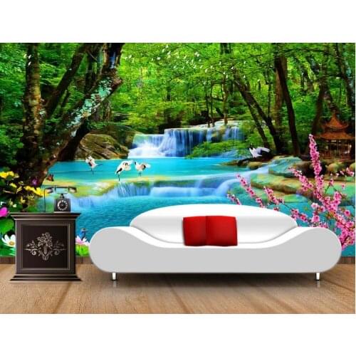Custom 3d photo wall paper The forest landscape natural beauty wallpaper 3d mural for living room