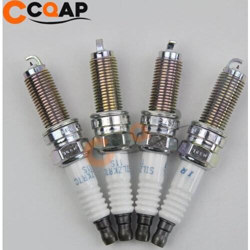Set 4 Single Iridium Spark Plugs SILZKR7C-11S 92932 For Honda Accord CR-V 2.0 SILZKR7C11S-92932 SILZKR7C11S