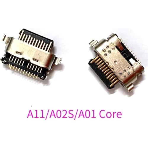 50pcs For Samsung Galaxy A11 A115 A02S A01 Core A013 USB Charging Port Dock Socket Plug Charger Connector Repair