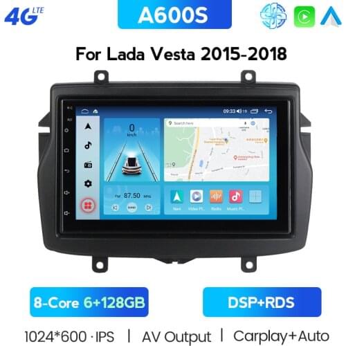 Wireless Carplay For LADA Vesta Cross Sport 2015-2020 Car Radio Multimedia Video Player Navigation Android 10 BT 2din 2 Din Dvd