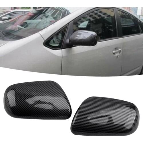Carbon Fiber Car Rearview Side Mirror Cover for Toyota Vios Yaris Prius Corolla Matrix