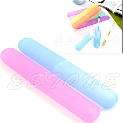 Portable Toothbrush Holder Travel Camping Protect Clean Tube Cover Case X7YB