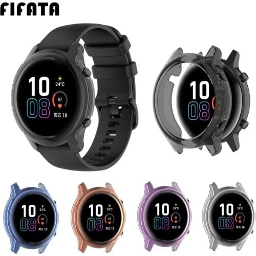 FIFATA Case Cover Soft TPU Protector Frame Bumper For Huawei Honor Magic Watch 2 46mm 42mm Smartwatch Sleeve Shell Accessories