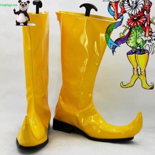 CosplayLove Digimon Adventure Piemon Yellow Cosplay Shoes Boots Leather Custom Hand Made