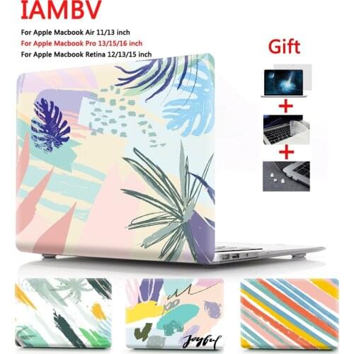 Color Case For MacBook Pro 13 Case 2020 M1 A2338 Touch ID For Apple Macbook 11 12 15 16 inch,Case For Air 13 A179 A2337+gift