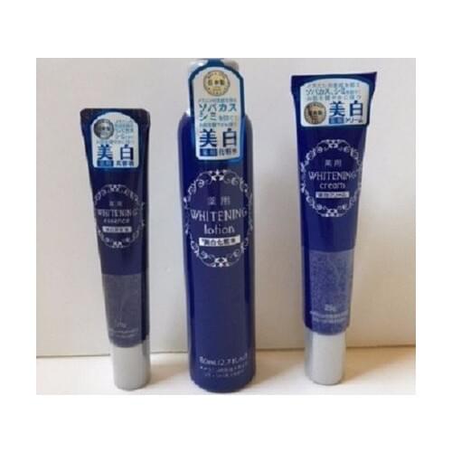 DAISO JAPAN Medicated whitening 3 set lotion 80g essence 20g cream 25g
