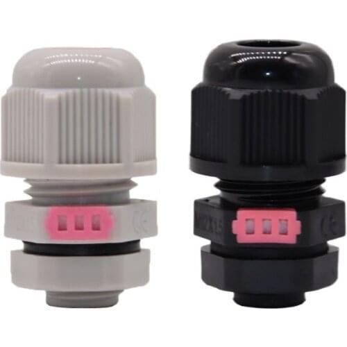 Breathable Waterproof Cable Gland Black Gray Nylon Cable Fixed Joint lamp PG7 PG9 With Breathable membrane