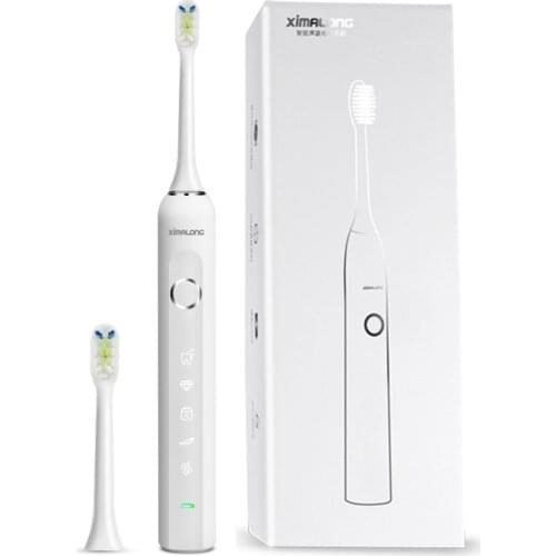 XiMALONG Electric Toothbrush USB Rechargeable Oral Hygiene Whitening Waterproof Automatic Toothbrush Adult