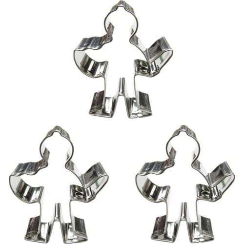 Braves shape 3 piece biscuit cutting molds, baking tools, cake decorating soft candy tools