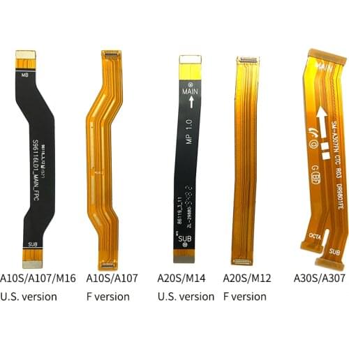 For Samsung Galaxy A10S A20S A30S A40S A50S A60S A70S A707 M107 M307 Main Motherboard Flex Cable Connector USB Board Ribbon